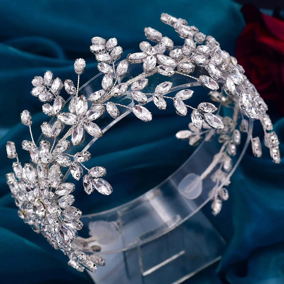 Rhinestone Decorated Headband, Elegant Bridal Headwear for Wedding Bridal Party Formal Occasions, Fashion Hair Accessories for Women