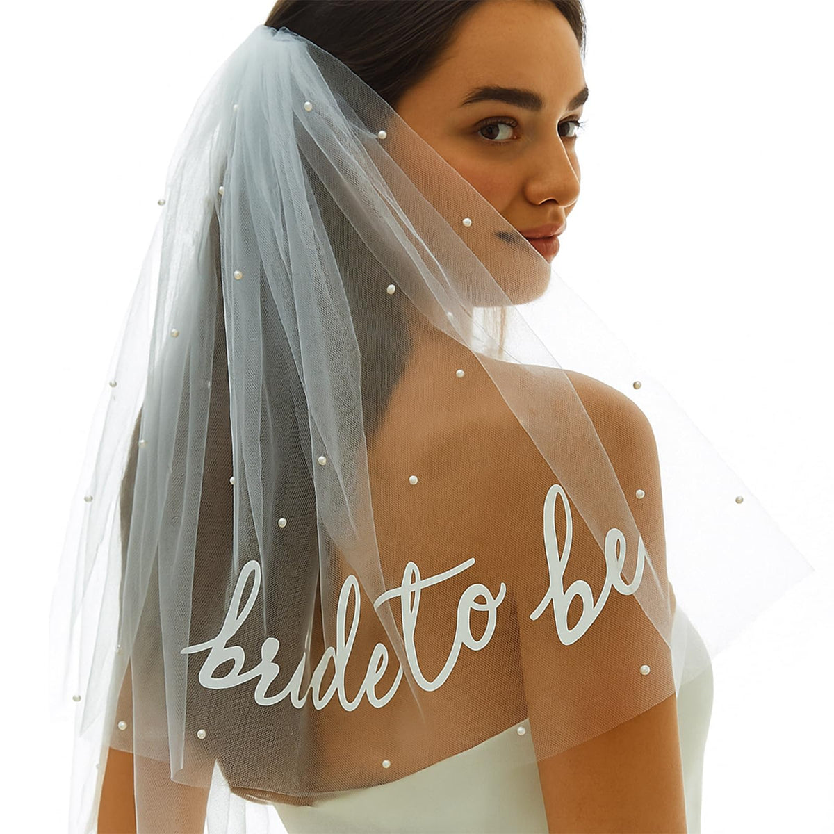Bride to Be Sash Veil Bachelorette Party Accessories, Bridal Shower Decorations, Engagement Gifts for Bride