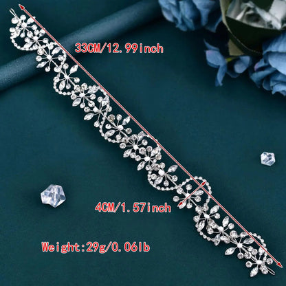 Rhinestone Decorated Headband, Elegant Headband for Wedding Bridal Party Formal Occasions, Fashion Hair Accessories for Women, Jewelry