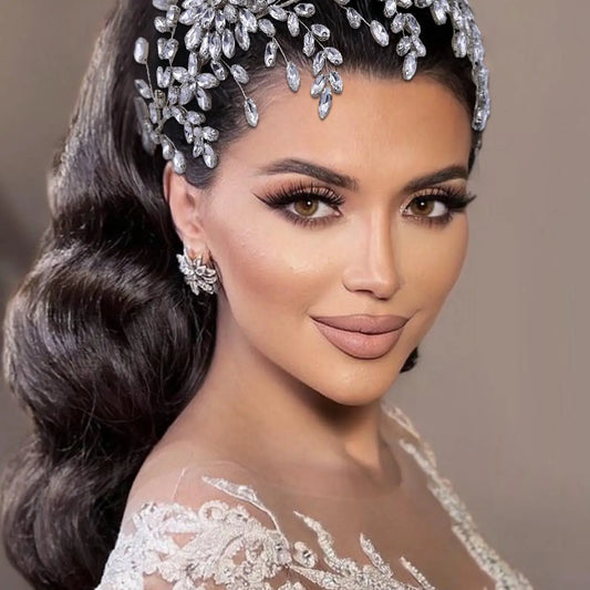 Rhinestone Decorated Headband, Elegant Bridal Headwear for Wedding Bridal Party Formal Occasions, Fashion Hair Accessories for Women