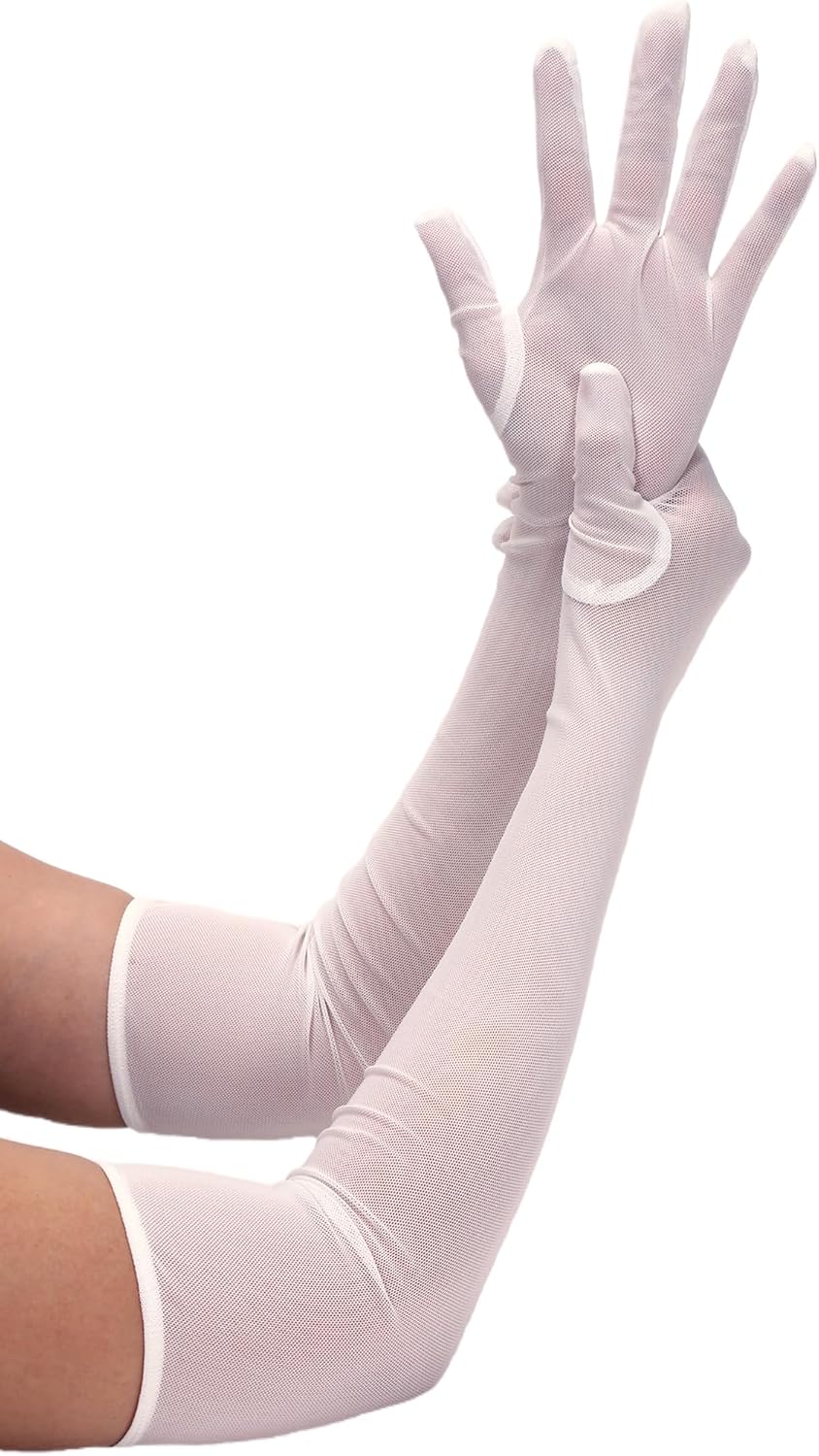 Avidlove Women's Long Sheer Gloves Tulle Mesh Opera Gloves