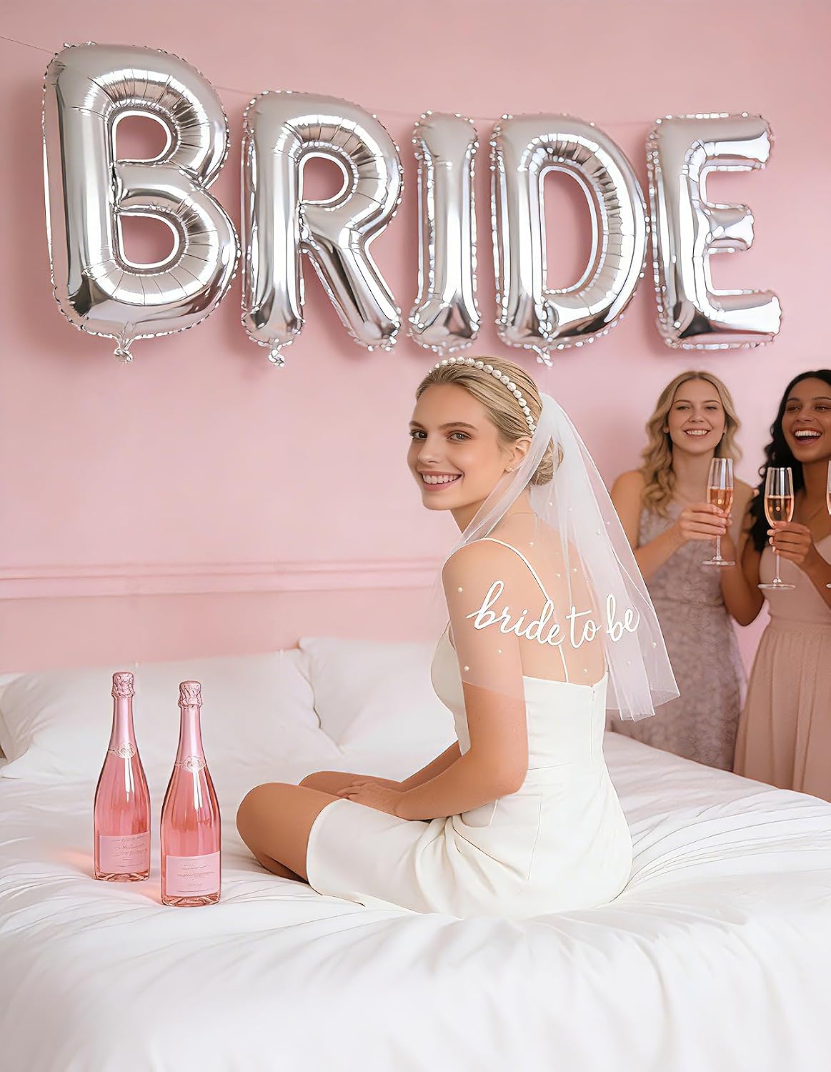 Bride to Be Veil for Bachelorette Party, Bridal Veil for Wedding