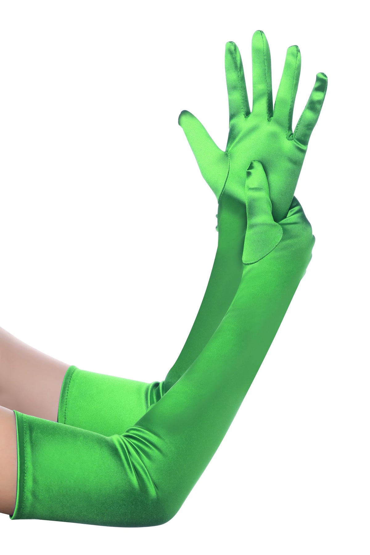 BABEYOND Long Opera Gloves for Women 1920s Elbow Length Satin Gloves