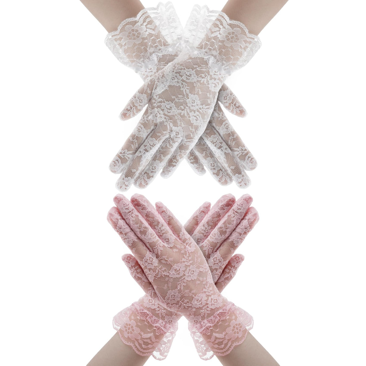 Lace Gloves for Wedding Tea Party, Evening Gloves for Women