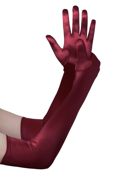 BABEYOND Long Opera Gloves for Women 1920s Elbow Length Satin Gloves