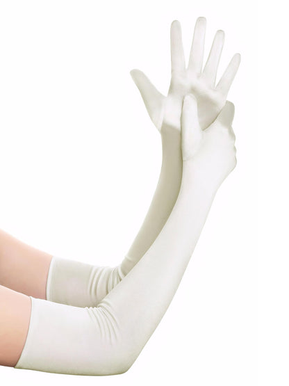 BABEYOND Long Opera Gloves for Women 1920s Elbow Length Satin Gloves
