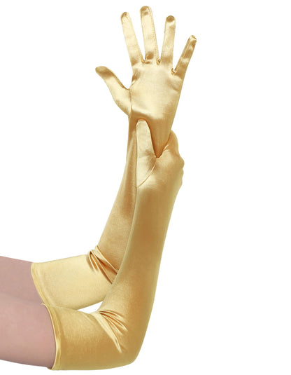 BABEYOND Long Opera Gloves for Women 1920s Elbow Length Satin Gloves