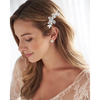 4 count Rhinestone Hair Clips for Women Hair Barrettes  Bridal hair accessories for Wedding Party Everyday