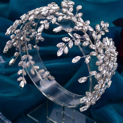 Rhinestone Decorated Headband, Elegant Bridal Headwear for Wedding Bridal Party Formal Occasions, Fashion Hair Accessories for Women