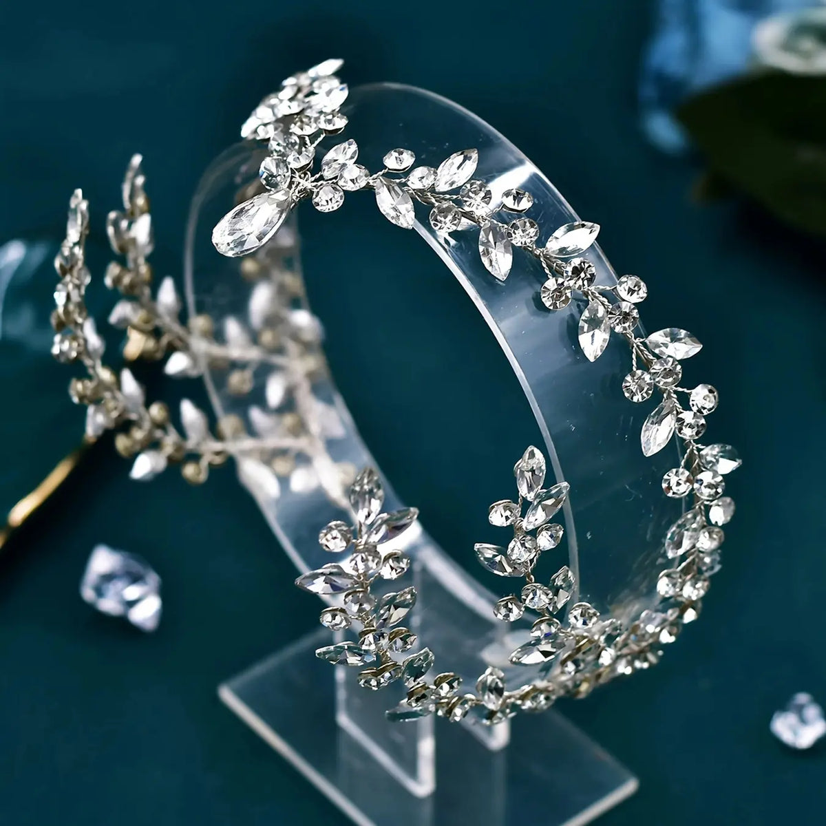 Luxury Shiny Rhinestone Hairband, Wedding Bridal Headpiece for Parties and Birthdays, Elegant Women's Accessory for Special Occasions