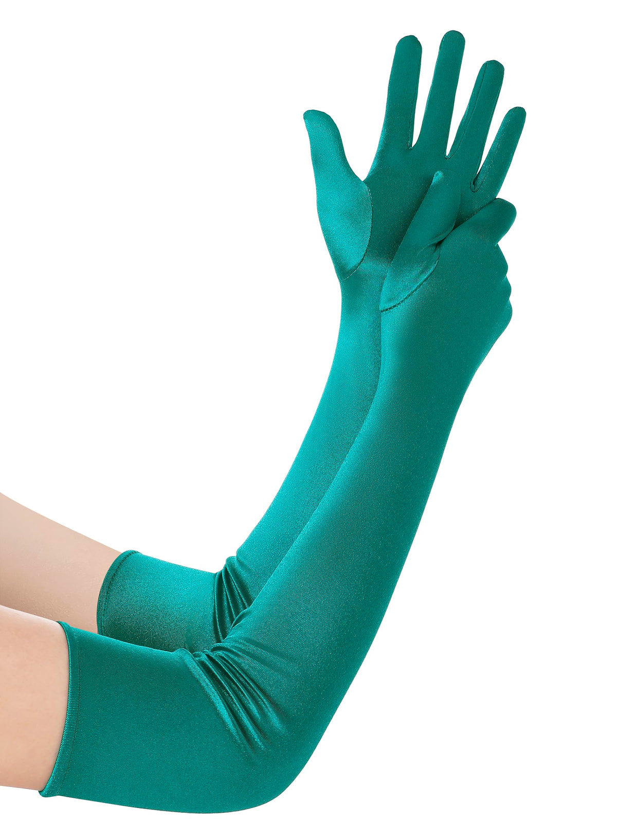 BABEYOND Long Opera Gloves for Women 1920s Elbow Length Satin Gloves