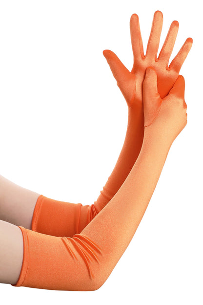 BABEYOND Long Opera Gloves for Women 1920s Elbow Length Satin Gloves