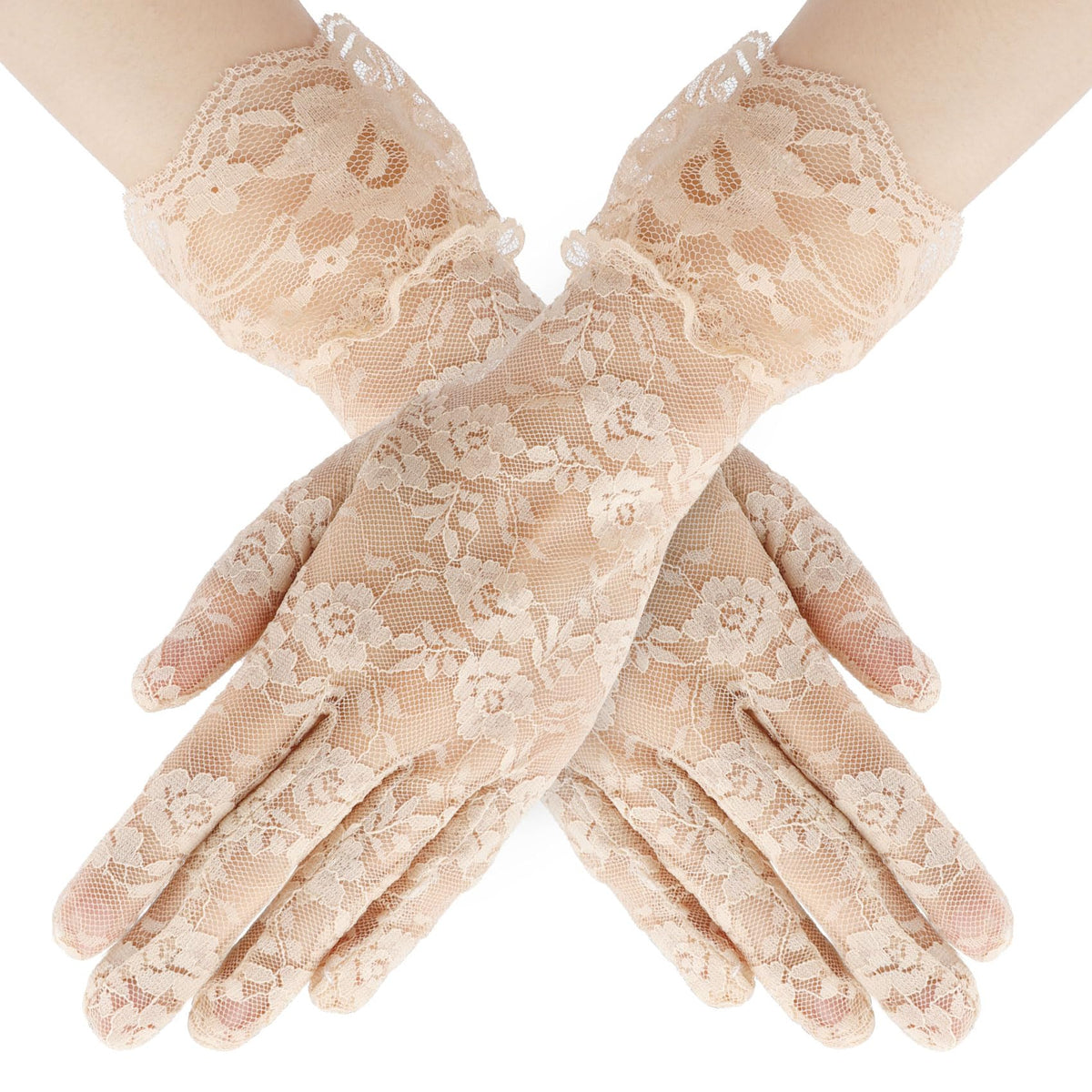 Lace Gloves for Wedding Tea Party, Evening Gloves for Women