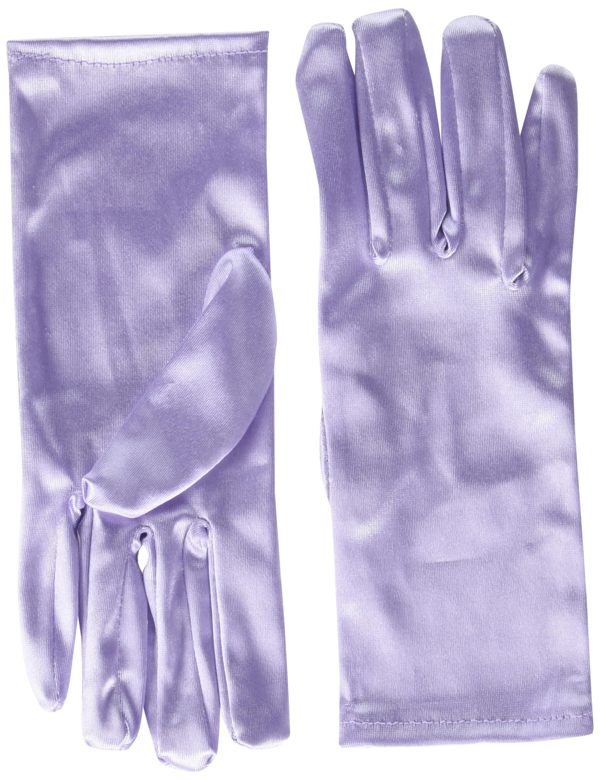 Shiny Stretch Satin Dress Gloves Wrist Length 2BL Over 12 years old