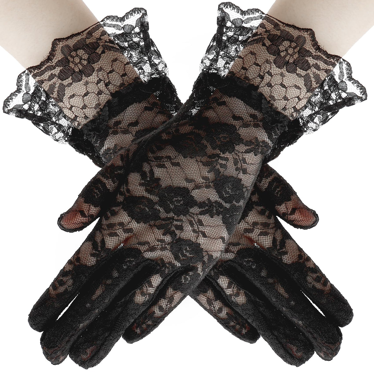 Lace Gloves for Wedding Tea Party, Evening Gloves for Women