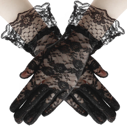 Lace Gloves for Wedding Tea Party, Evening Gloves for Women
