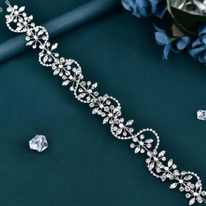 Rhinestone Decorated Headband, Elegant Headband for Wedding Bridal Party Formal Occasions, Fashion Hair Accessories for Women, Jewelry