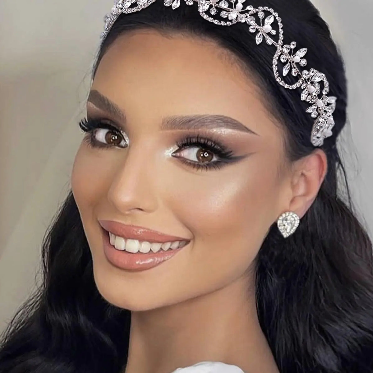 Rhinestone Decorated Headband, Elegant Headband for Wedding Bridal Party Formal Occasions, Fashion Hair Accessories for Women, Jewelry