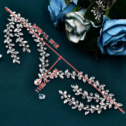 Luxury Shiny Rhinestone Hairband, Wedding Bridal Headpiece for Parties and Birthdays, Elegant Women's Accessory for Special Occasions