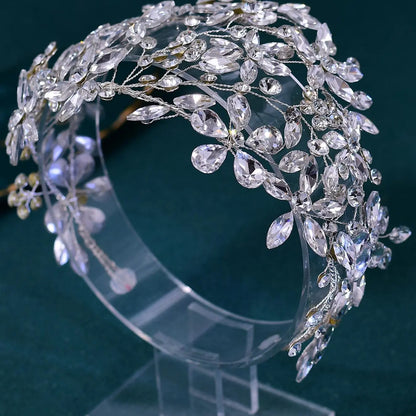Rhinestone Decorated Headband, Elegant Bridal Headwear for Wedding Bridal Party Formal Occasions, Fashion Hair Accessories for Women