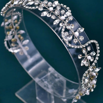 Rhinestone Decorated Headband, Elegant Headband for Wedding Bridal Party Formal Occasions, Fashion Hair Accessories for Women, Jewelry