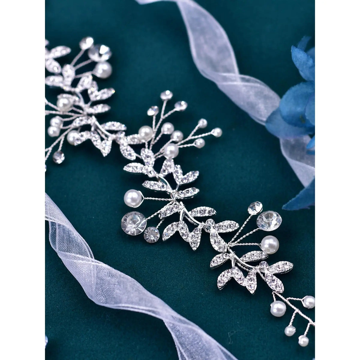 Leaf Design Bridal Headband, Elegant Rhinestone Decor Headband for Wedding Bridal Party Formal Occasions, Fashion Hair Accessories for Women