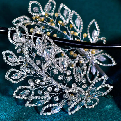 Rhinestone Decorated Headband, Elegant Bridal Headwear for Wedding Bridal Party Formal Occasions, Fashion Hair Accessories for Women Jewelry, Decoration